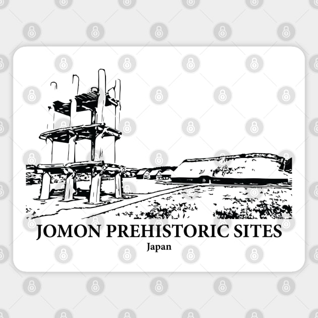Jomon Prehistoric Sites - Japan Magnet by Lakeric